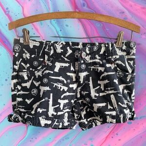 Lee Cooper Denim Reilly shorts Size Medium Sporty Goth Renegade Casual